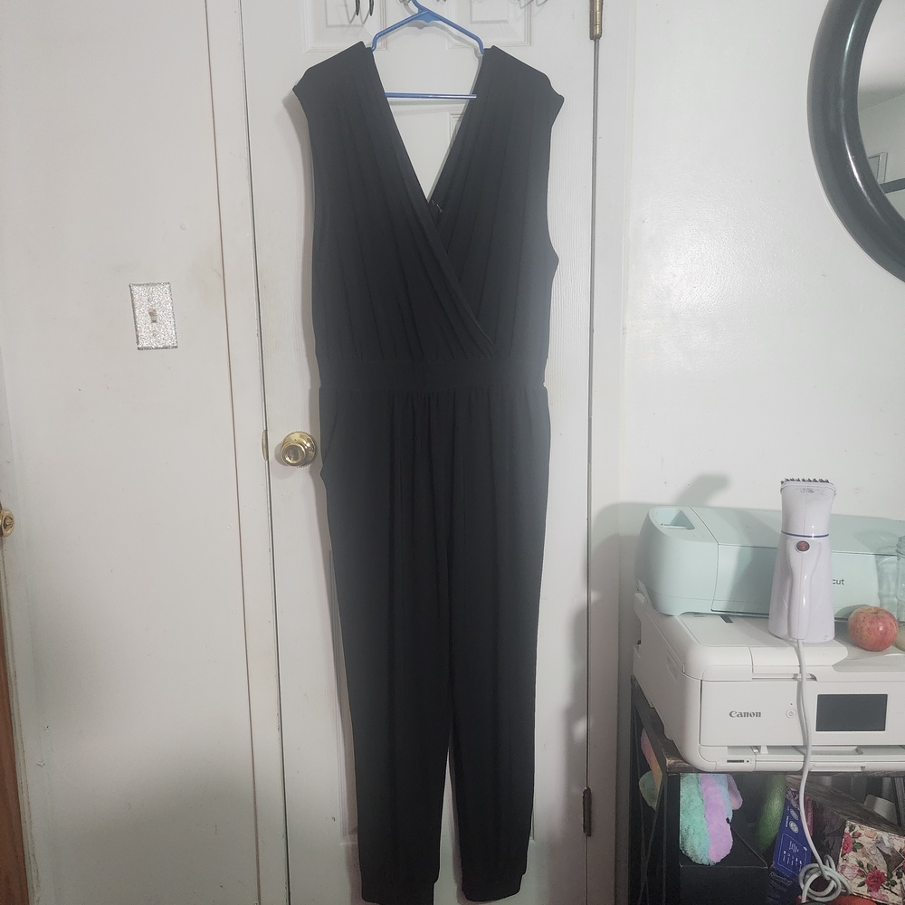 Fashion to Figure Black Sleeveless Jumpsuit